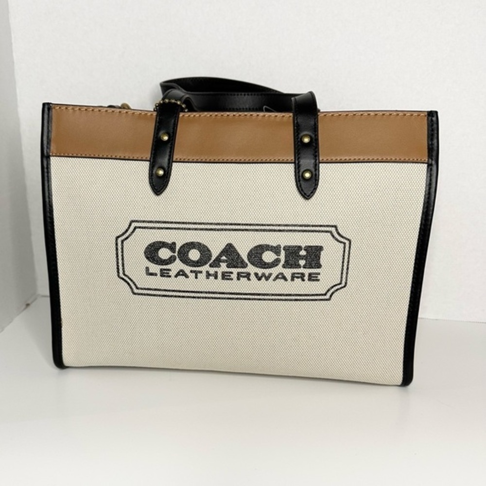 Coach Field 30 Canvas Tote NWT